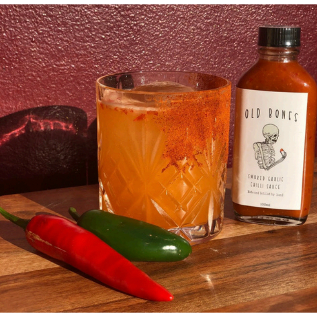 SMOKED GARLIC CHILLI SAUCE (Sauce ail et chilli fume) 200ml
